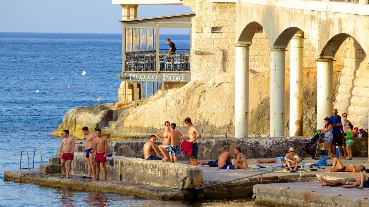 Holiday - Malta Balluta Beach Sliema Bagian luar foto